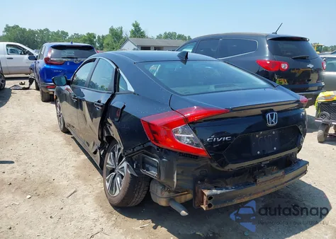 2017 Honda Civic Ex-L из США, поврежденный, VIN 19XFC1F74HE030794